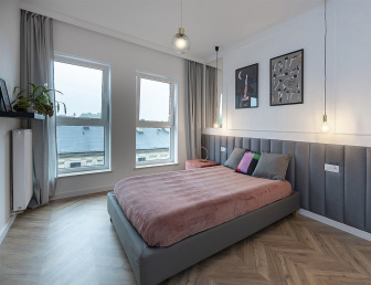 Čalouněný nástěnný panel - 60x30x3 cm