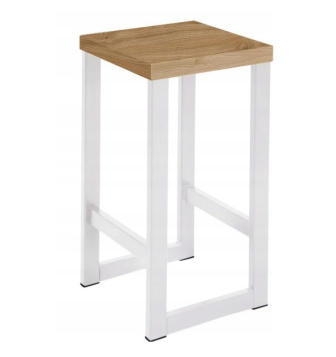 Barová židlička - Hoker 60 - bílá