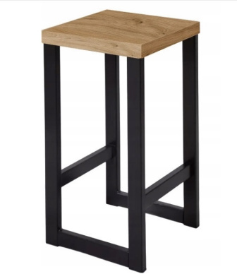 Barová židlička - Hoker 60 - černá