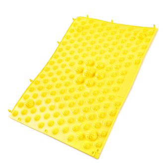 Masážní akupresurní podložka - žlutá
