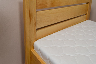 Postel Olivie 90/200 cm s roštem - masiv jelša 4 cm