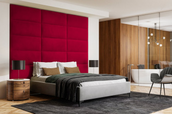 Čalouněný nástěnný panel 30x30x5 cm -06