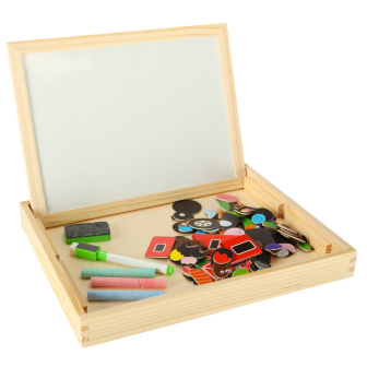 Oboustranná magnetická tabule - černá/bílá