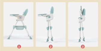 Kŕmiaca stolička Vesna 3v1 + kolieska