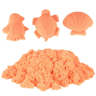 Kinetický písek 1 kg - oranžová