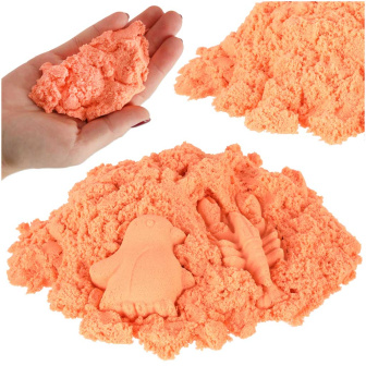 Kinetický písek 1 kg - oranžová