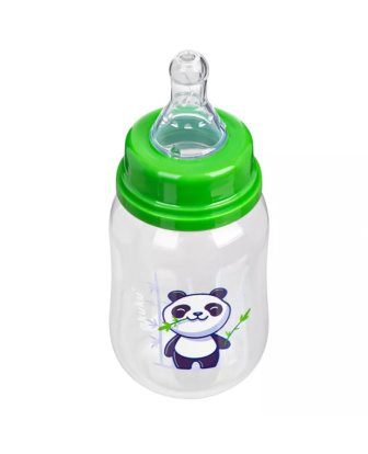 Fľaša s obrázkom Akuku - 125 ml panda