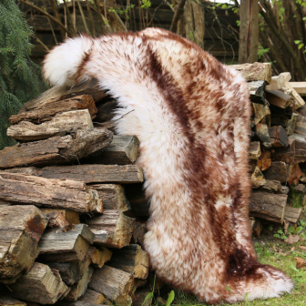 Ovčí kožušina 100% prírodná 90-100 cm - muflon