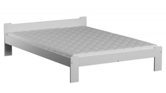 Postel z masivu Anetka 80 x 200 cm BÍLÁ + rošt ZDARMA