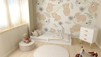 Detská montessori posteľ Axel 90/200 cm + rošt ZADARMO - biela