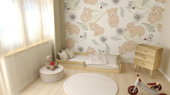 Detská montessori posteľ Axel 140/200 cm + rošt ZADARMO