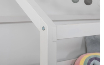 Rostoucí postel Diego 90x200 cm - BÍLÁ + rošt ZDARMA