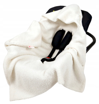 Zavinovací deka do autosedačky - ecru