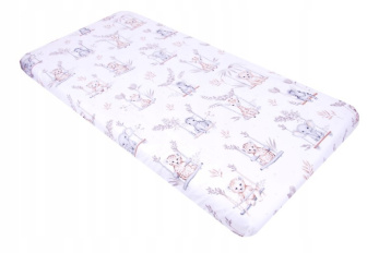 Plachta bavlnené s gumkou 120/60 cm - safari na hojdačke