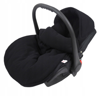 Lehký fusak z mušelínové bavlny - černá