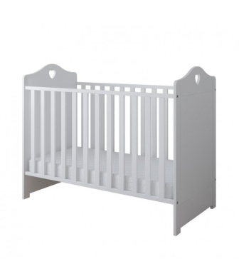 Postieľka 120/60 cm Beáta - biela - 2v1