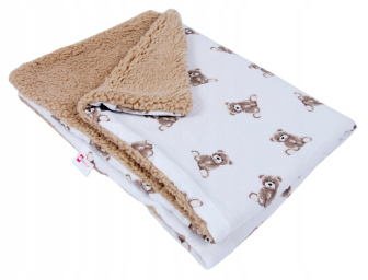 Mušelínová deka 100 x 75cm / medvídci