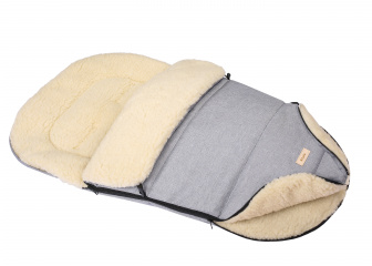 Fusak Zuzka tmavo šedý 90 cm