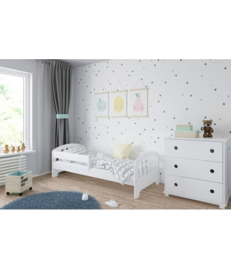 Postel Kvido 90/200 cm - bílá
