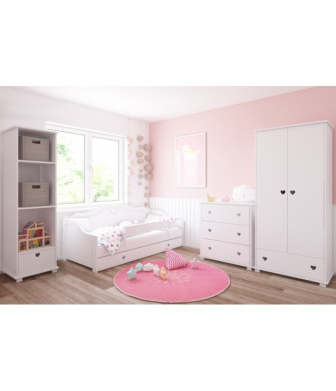 Posteľ  Zina 160/80 cm - biela + matrace