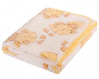 Dětská deka Coral 3D - 80/90 cm bílá