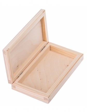 Dřevěná krabička - plochá