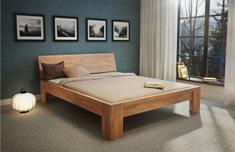 Postel Casta 140/200 cm masiv buk + rošt ZDARMA