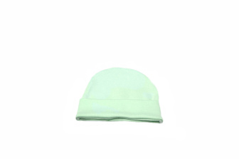 Kojenecká bavlněná čepička - zelená 62