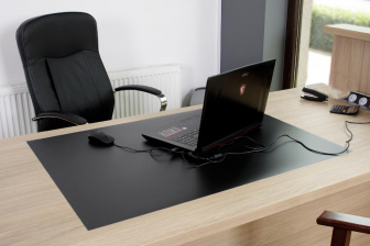 Ochranná podložka pod židli 120/90 cm 0,5 mm černá