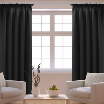 Závěs 140/250 cm- černý