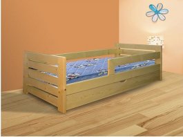 Postel  Classic 160/70 cm + matrace + šuplík - masiv 3,5 cm