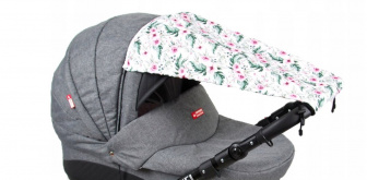 Clona na kočík - kvety