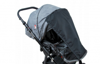 Clona na kočík - čierná