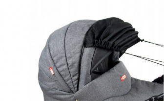 Clona na kočík - čierná