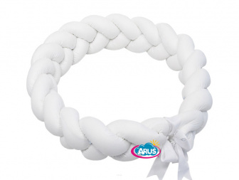 Mantinel cop pletený - bílý