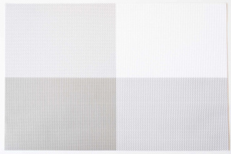 Prostírání pletené / PVC 1 kus - kříž - béžová