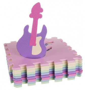 Puzzle hrací koberec- Eva - 9 elementov 112x112 cm