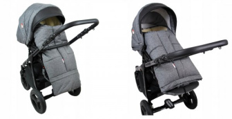 Fusak  Mumie K16L ovčí vlna Grey Flex