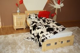 Postel Dejzi 90x200 cm masiv borovice