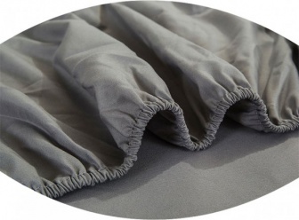 Jersey plachta s gumkou 180/200 cm ECONOMY - krém