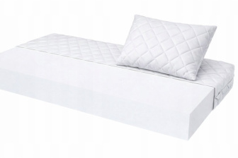 Posteľ Denis + matrace Diana 10 cm + rošty + vankúšik  ZADARMO