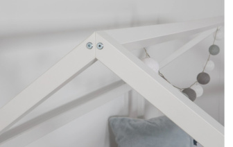 Rastúca posteľ Diego 120x200 cm biela + matrac Optimal Comfort 10 cm + rošt ZADARMO