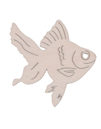 Dřevěná dekorace -  Rybka