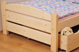 Postel Kassandra 90x200 + rošt - masiv smrk