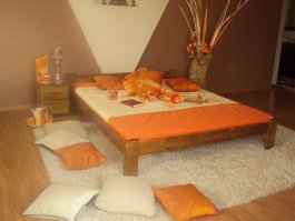 Postel Anetka 90/200 barva dub