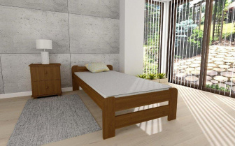 Postel Evropa 90x200 cm - DUB + matrace Superflex + rošt ZDARMA