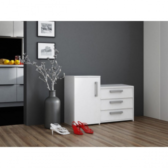 Botník Ribe biela mat