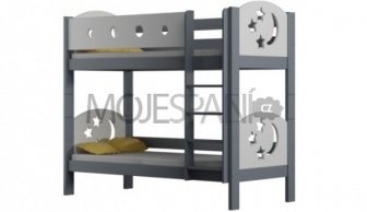 Patrová postel Pina 180/80 cm šedá