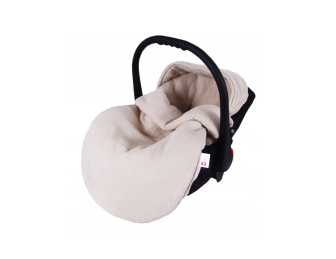 Ľahký fusak z mušelínovej bavlny - béžová