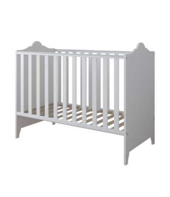 Postieľka 120/60 cm Gilda - biela - 2v1